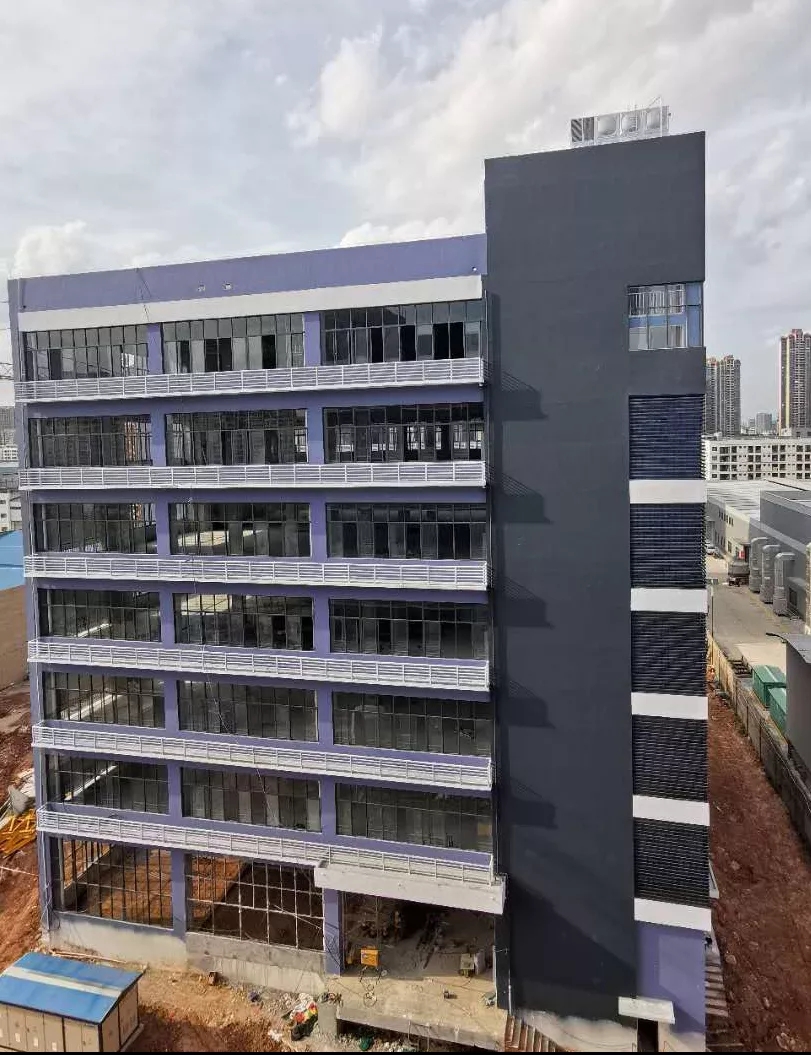 4066金沙总站app首个工业园区涂装项目—绿港·建科工业园项目即将完工